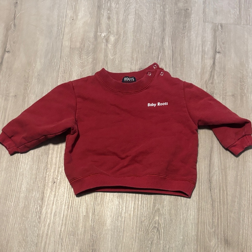 Roots Baby Burgundy Sweatshirt